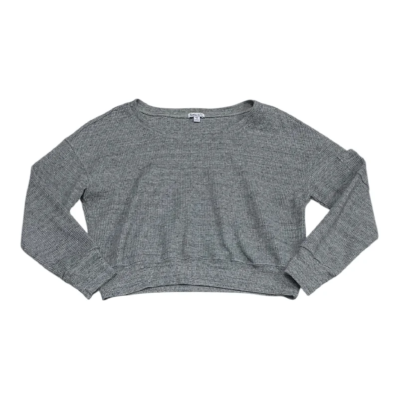 Warm Bottoms Top Long Sleeve By Splendid In Grey, Size: Xs