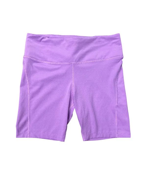 Premium Outerwear Athletic Shorts By Nike Apparel In Purple, Size: L