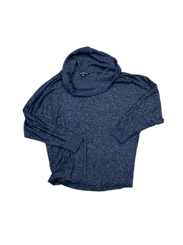 Casual Shirts Top Long Sleeve By Zac And Rachel In Blue, Size: 1x