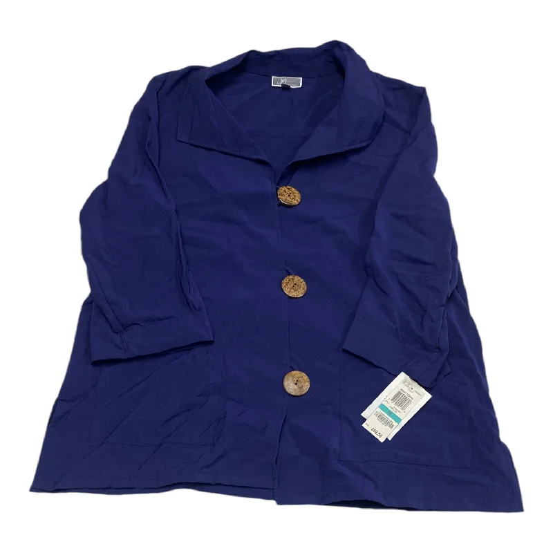 Street Pants Top Long Sleeve By Jm Collections In Navy, Size: Xl