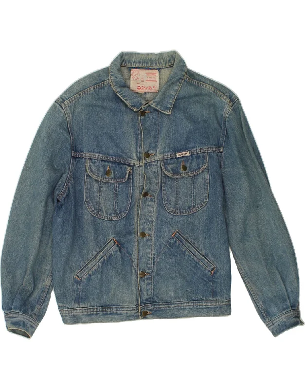 Modern Hoodies COVER Mens Denim Jacket UK 40 Large Blue Cotton