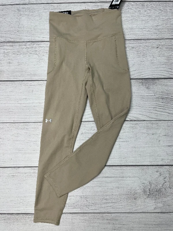 Comfortable Shirts Tan Athletic Leggings Under Armour, Size S