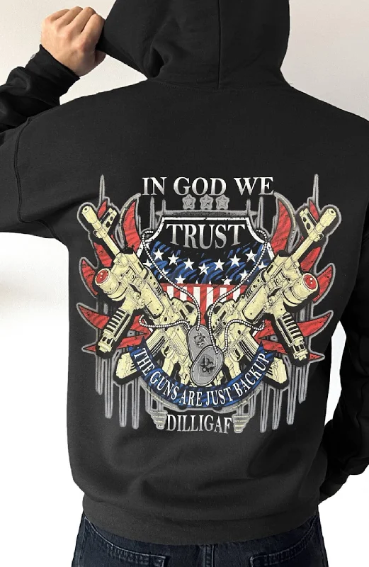 Casual Pants Trust or Backup Pullover Hoodie