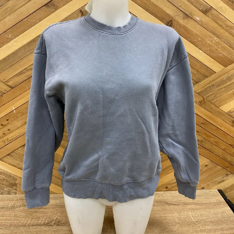Casual Pants TNA - Sweatshirt Crewneck : Grey-women-SM