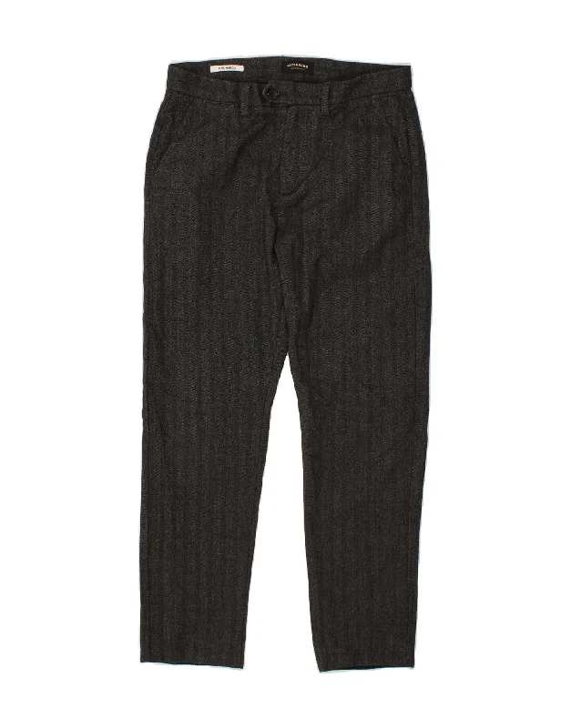 Casual Hoodies JACK & JONES Mens Marco Slim Suit Trousers W31 L28  Grey Herringbone