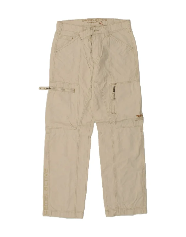 Casual Layers CAMEL ACTIVE Mens Straight Cargo Trousers W32 L33 Beige