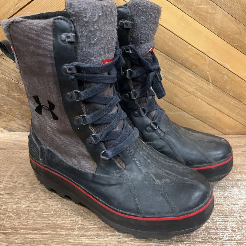 Casual Hoodies Under Armour - Men's winter Boots - MSRP $200: Black/Red-men-8