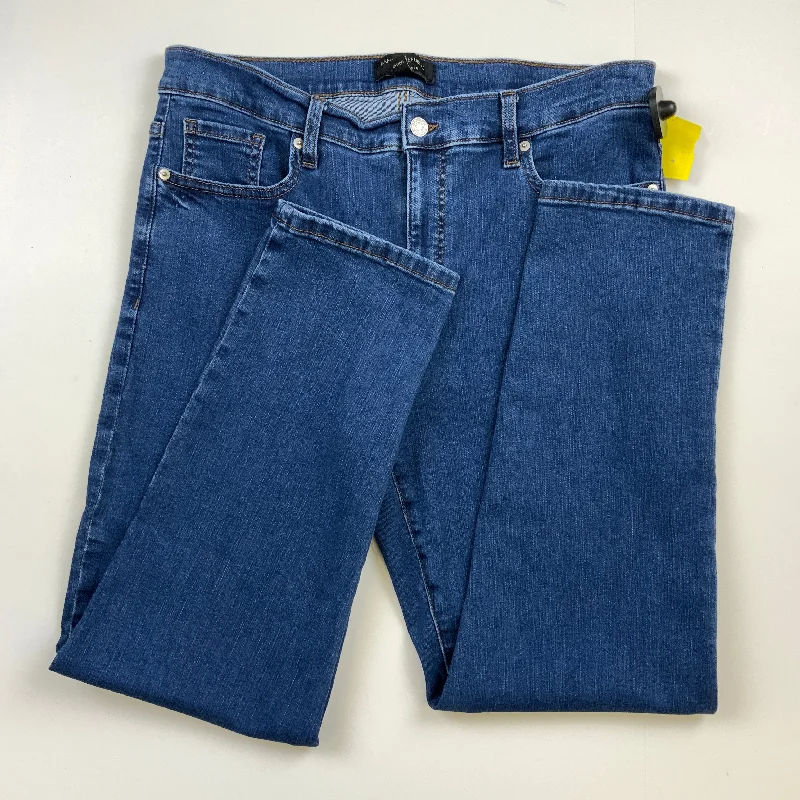 Urban Tops Jeans Straight By Banana Republic In Blue Denim, Size: 14