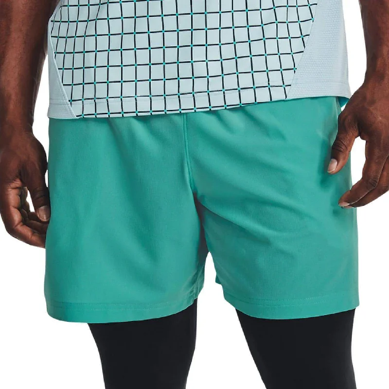 Sleek Footwear Under Armour Woven 7 Inch Mens Training Shorts - Green
