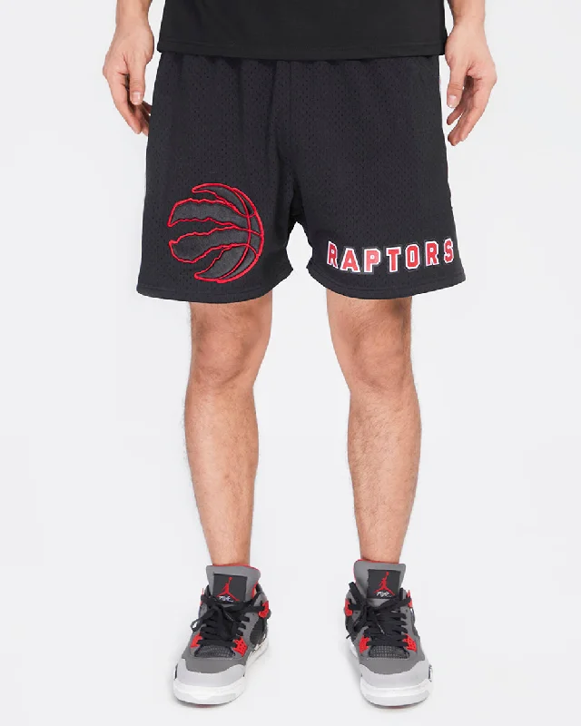 Stylish Footwear NBA TORONTO RAPTORS CLASSIC MEN'S MESH SHORT (BLACK)