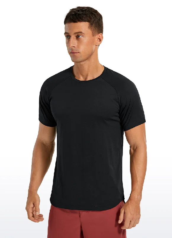 Premium Tops Lightweight Quick Dry Short sleeves Round Neck