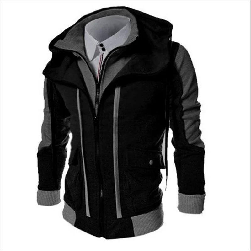 Relaxed Bottoms Casual Men Jackets Coats