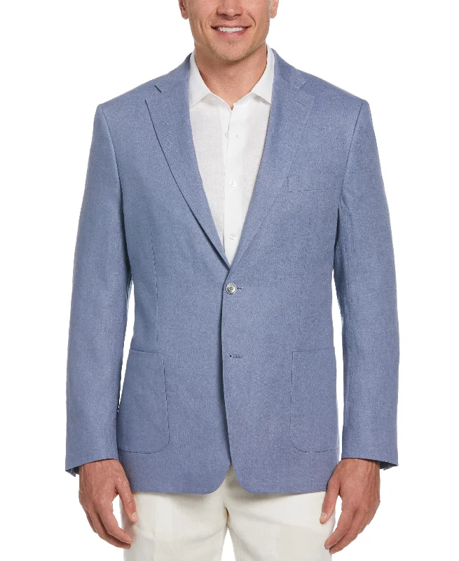 Cozy Sweaters 100% Linen Single-Breasted Sport Coat