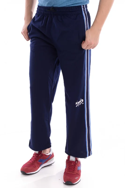 Urban Tops Men's Track Pant In Blue Plum