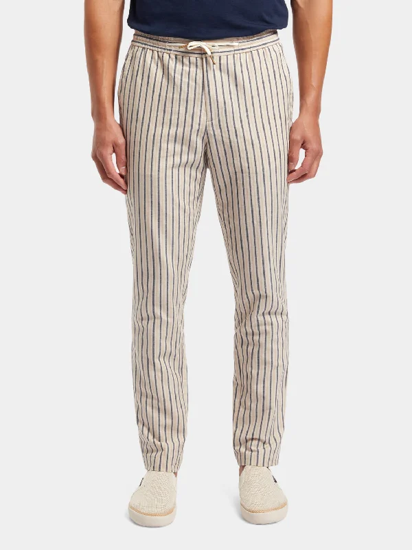 Practical Shirts Warren straight-fit striped jogger pants