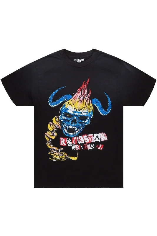 Simple Pants Seltram Black Graphic T-Shirt