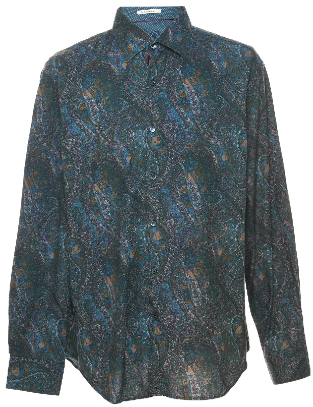 Relaxed Shirts 1990s Paisley Print Shirt - XL