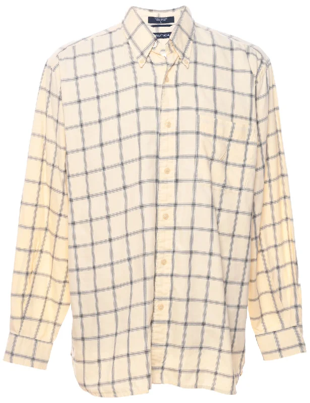Simple Sweaters Nautica Checked Shirt - L